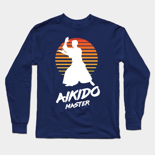 Aikido Master - Martial Arts Long Sleeve T-Shirt by Nonstop Shirts